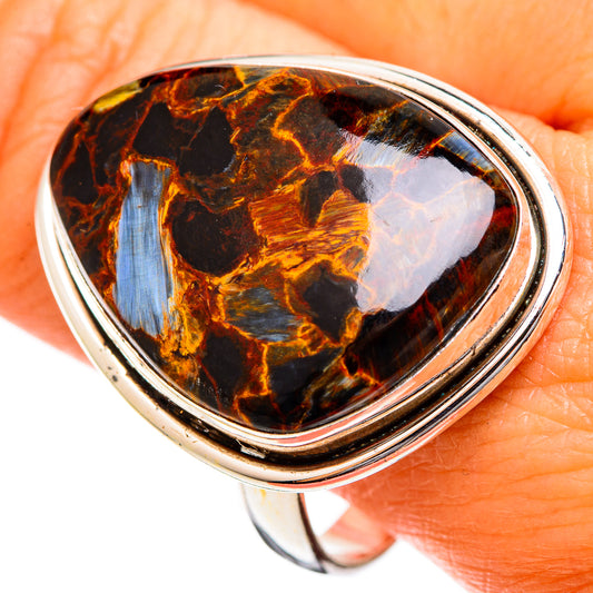 Pietersite Rings handcrafted by Ana Silver Co - RING110076