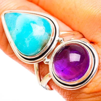 Larimar Rings handcrafted by Ana Silver Co - RING110081