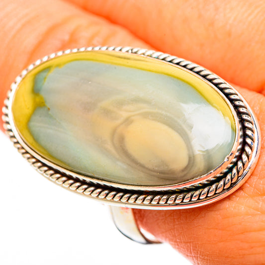 Polychrome Jasper Rings handcrafted by Ana Silver Co - RING110083