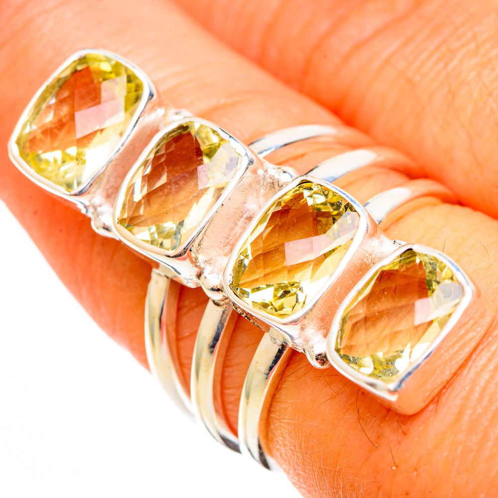 Citrine Rings handcrafted by Ana Silver Co - RING110084