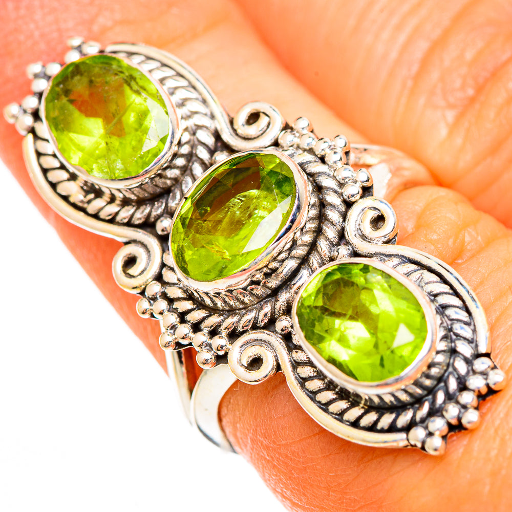 Peridot Rings handcrafted by Ana Silver Co - RING110093