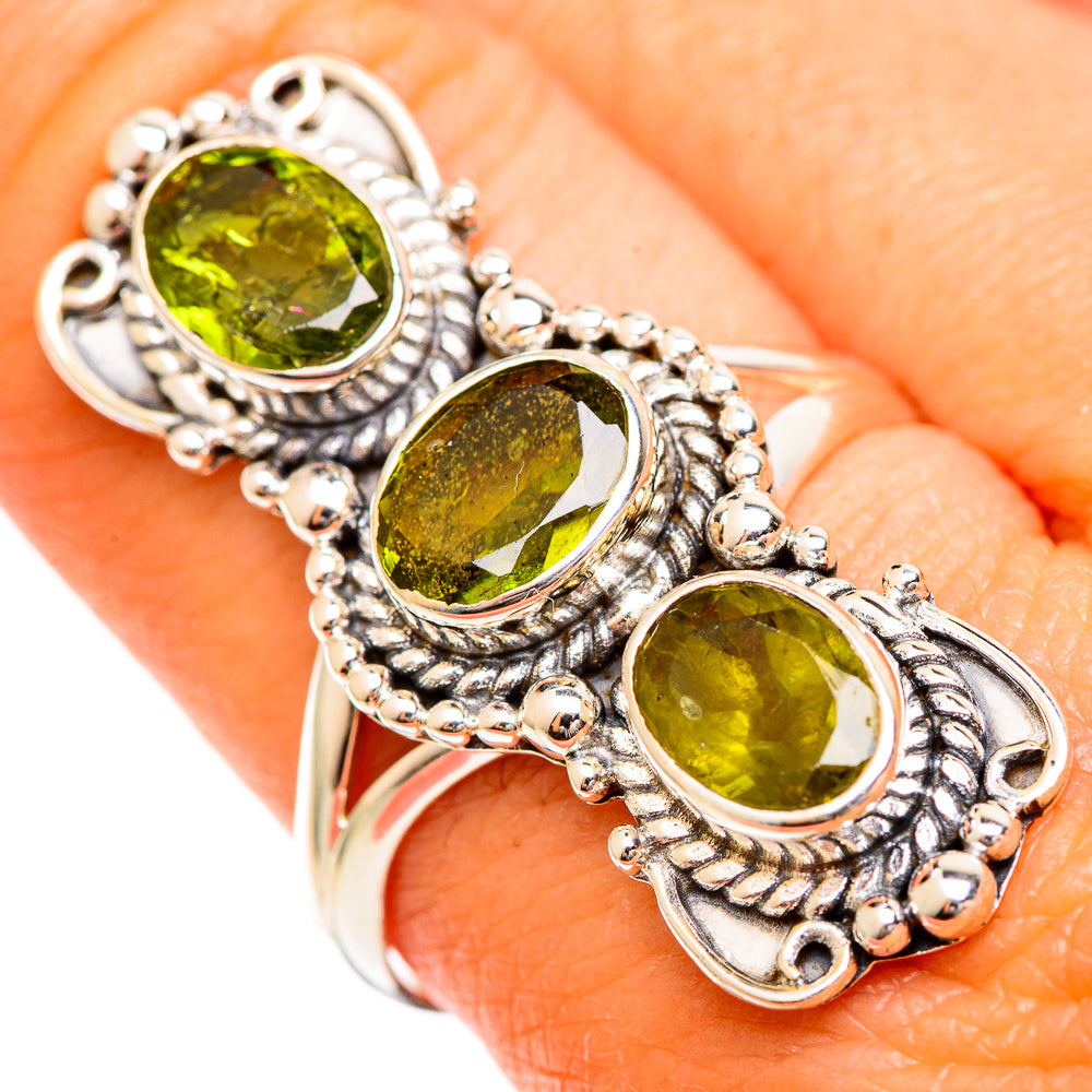 Peridot Rings handcrafted by Ana Silver Co - RING110095