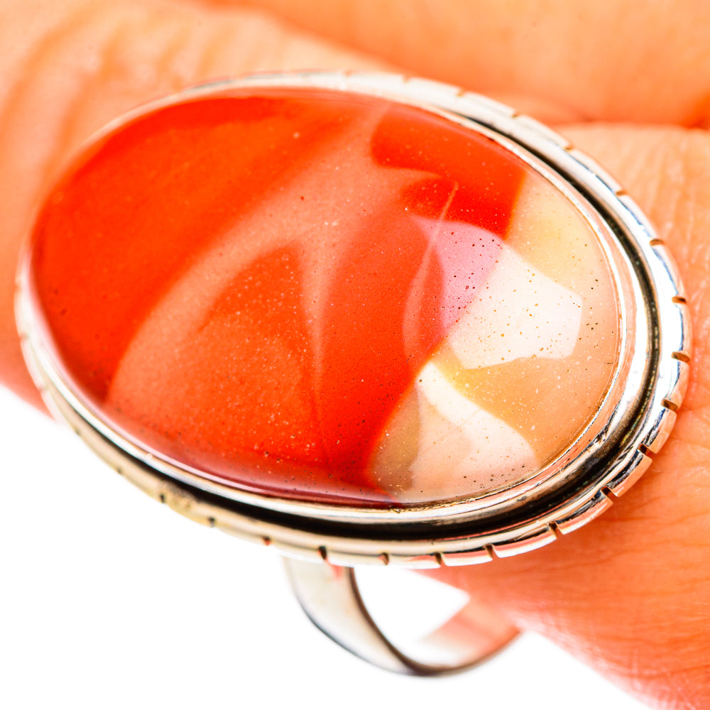Mookaite Rings handcrafted by Ana Silver Co - RING110100