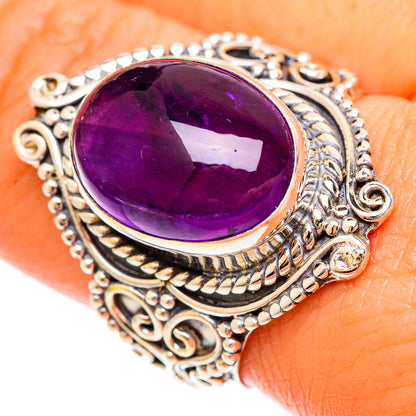 Amethyst Rings handcrafted by Ana Silver Co - RING110110