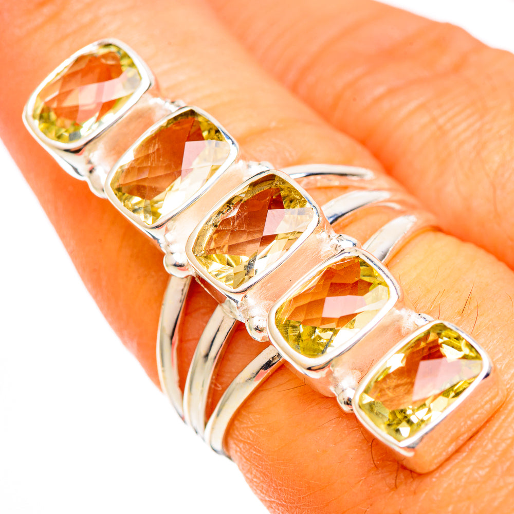 Citrine Rings handcrafted by Ana Silver Co - RING110121