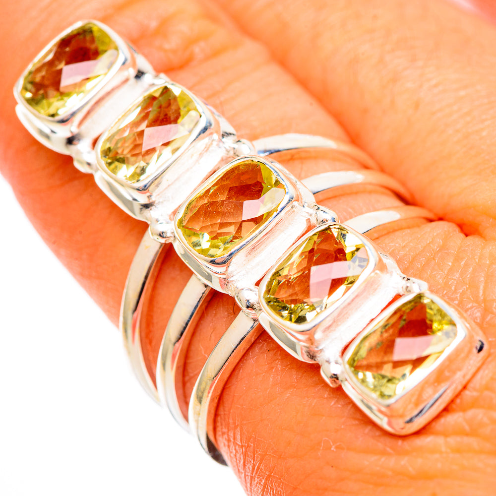 Citrine Rings handcrafted by Ana Silver Co - RING110122
