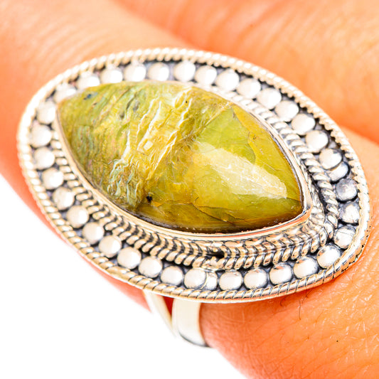 Rainforest Jasper Rings handcrafted by Ana Silver Co - RING110130