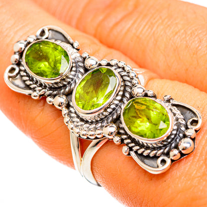 Peridot Rings handcrafted by Ana Silver Co - RING110131