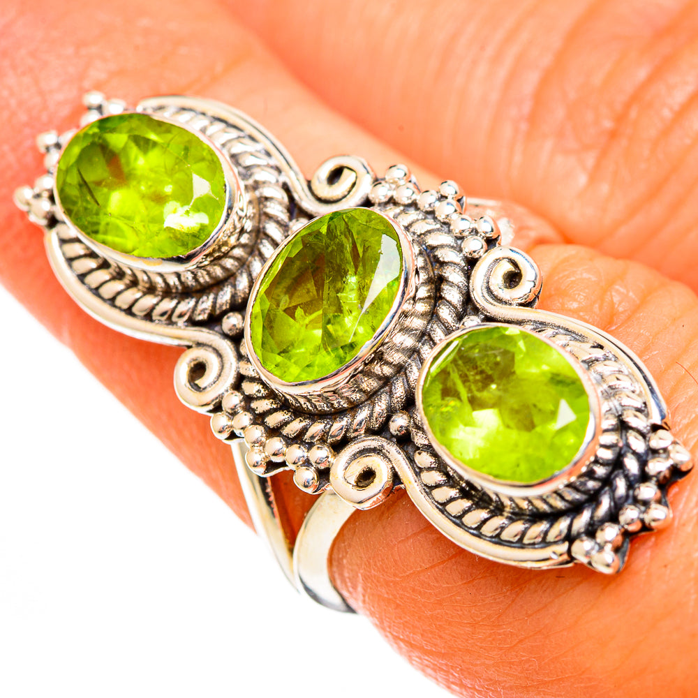 Peridot Rings handcrafted by Ana Silver Co - RING110135