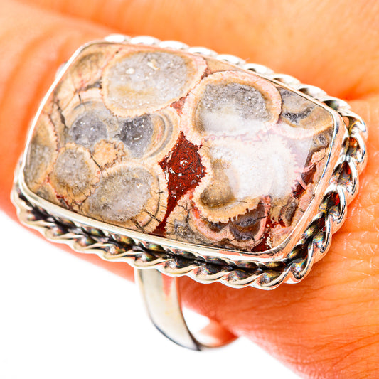 Mushroom Rhyolite Rings handcrafted by Ana Silver Co - RING110136
