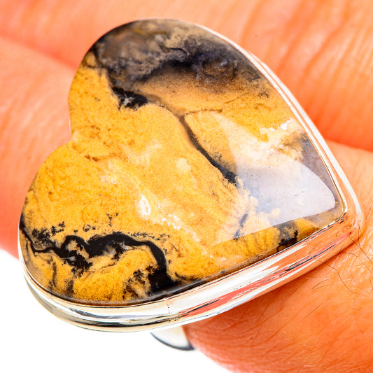 Picture Jasper Rings handcrafted by Ana Silver Co - RING110138