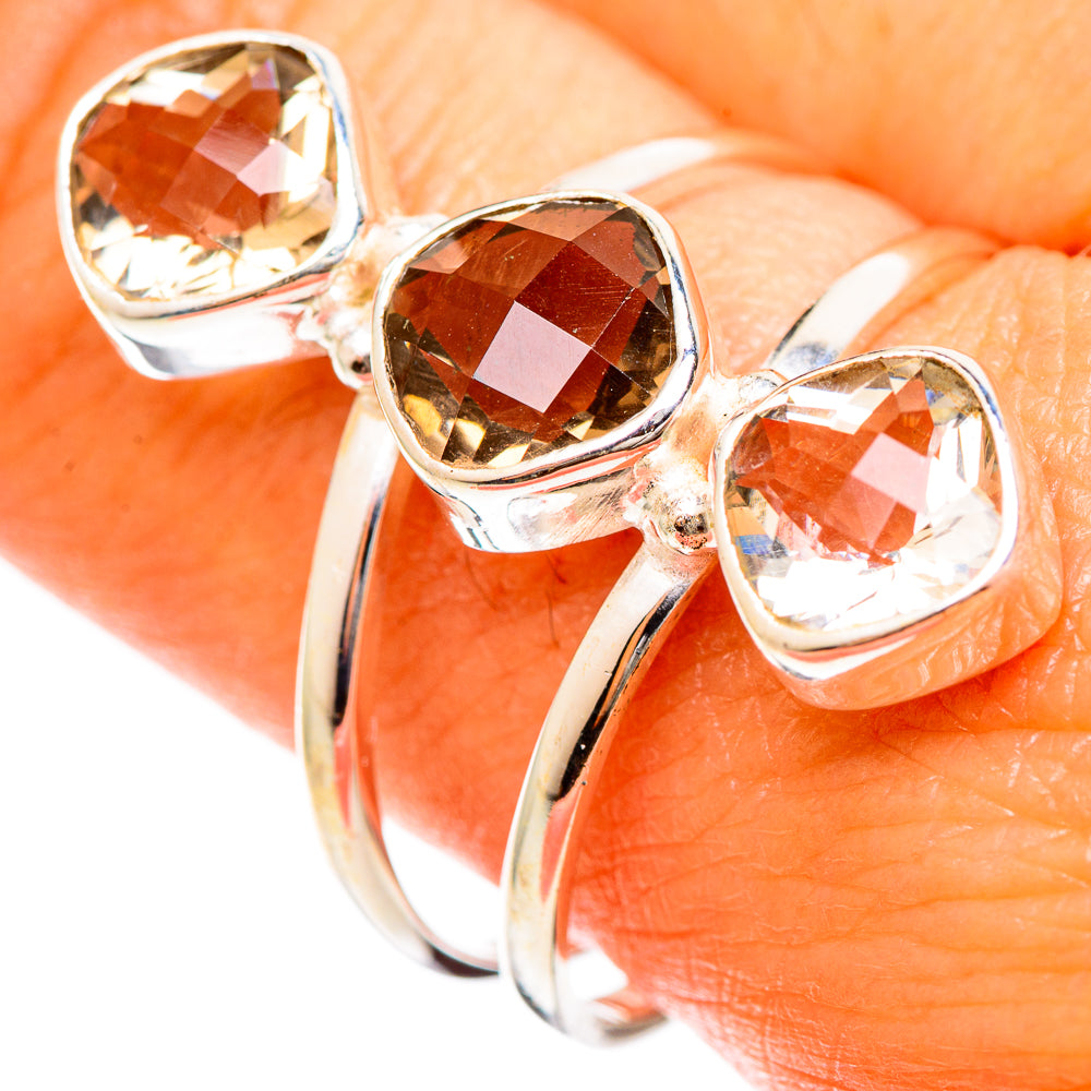 Smoky Quartz Rings handcrafted by Ana Silver Co - RING110141