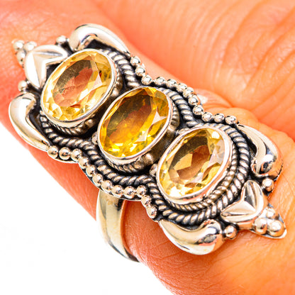 Citrine Rings handcrafted by Ana Silver Co - RING110144