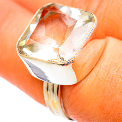 White Quartz Rings handcrafted by Ana Silver Co - RING110151