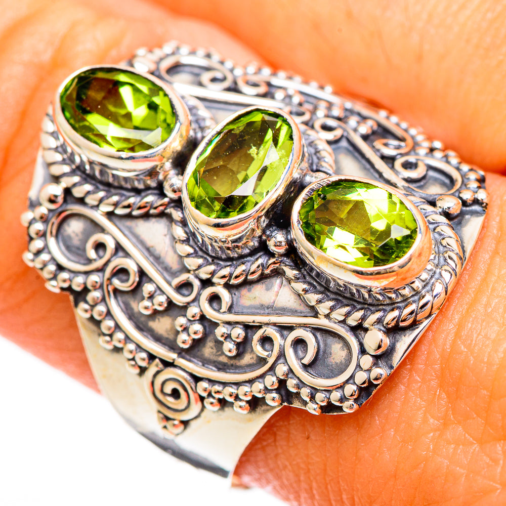 Peridot Rings handcrafted by Ana Silver Co - RING110153