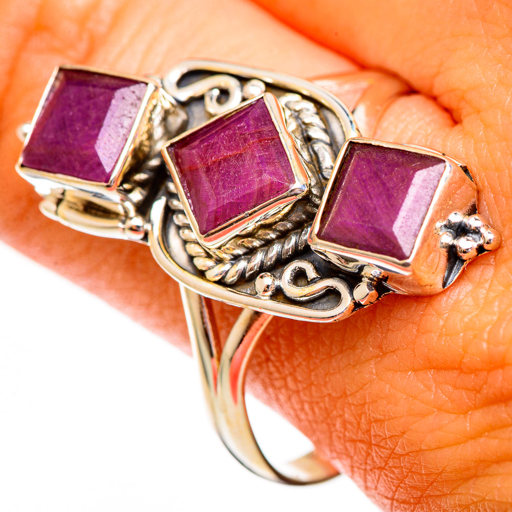 Ruby Rings handcrafted by Ana Silver Co - RING110158