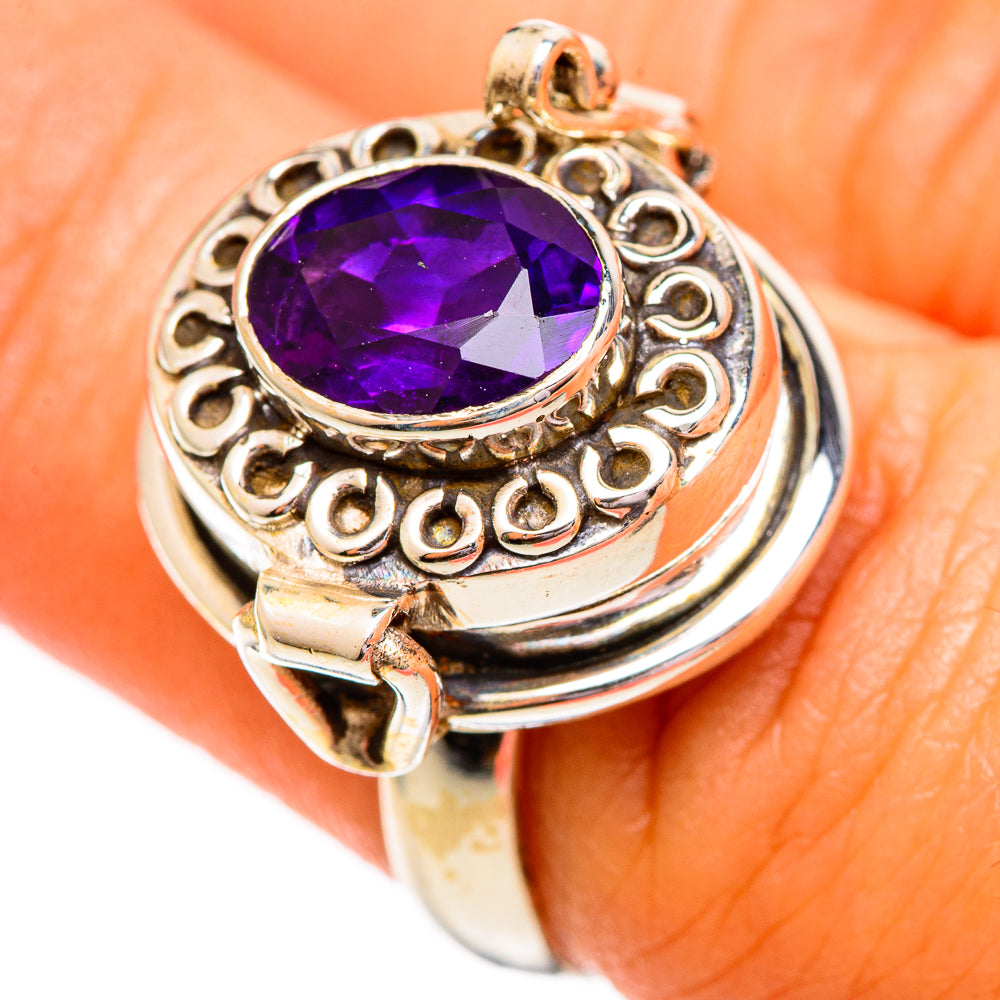 Amethyst Rings handcrafted by Ana Silver Co - RING110162