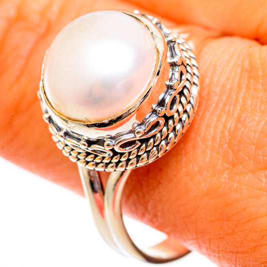 Cultured Pearl Rings handcrafted by Ana Silver Co - RING110169