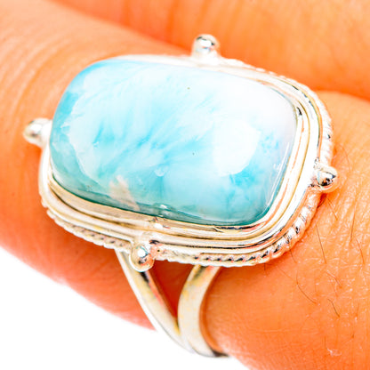 Larimar Rings handcrafted by Ana Silver Co - RING110176