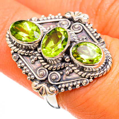 Peridot Rings handcrafted by Ana Silver Co - RING110180