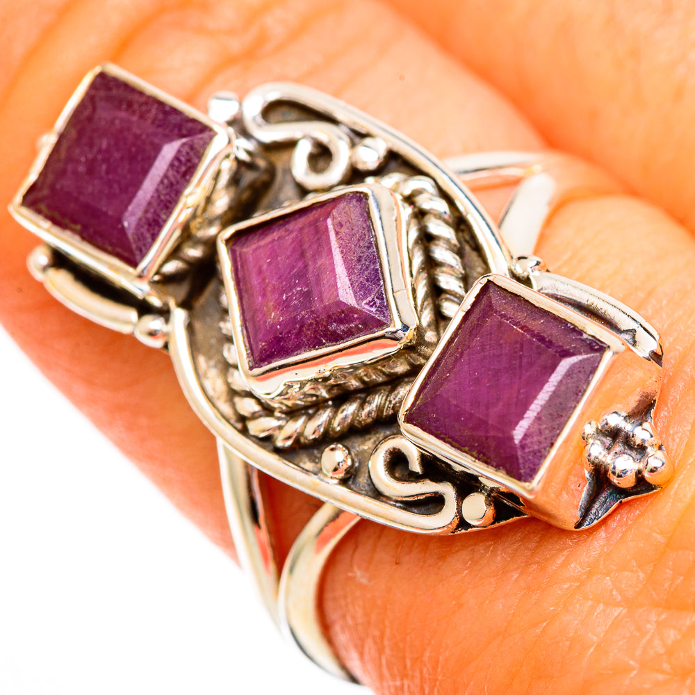 Ruby Rings handcrafted by Ana Silver Co - RING110187