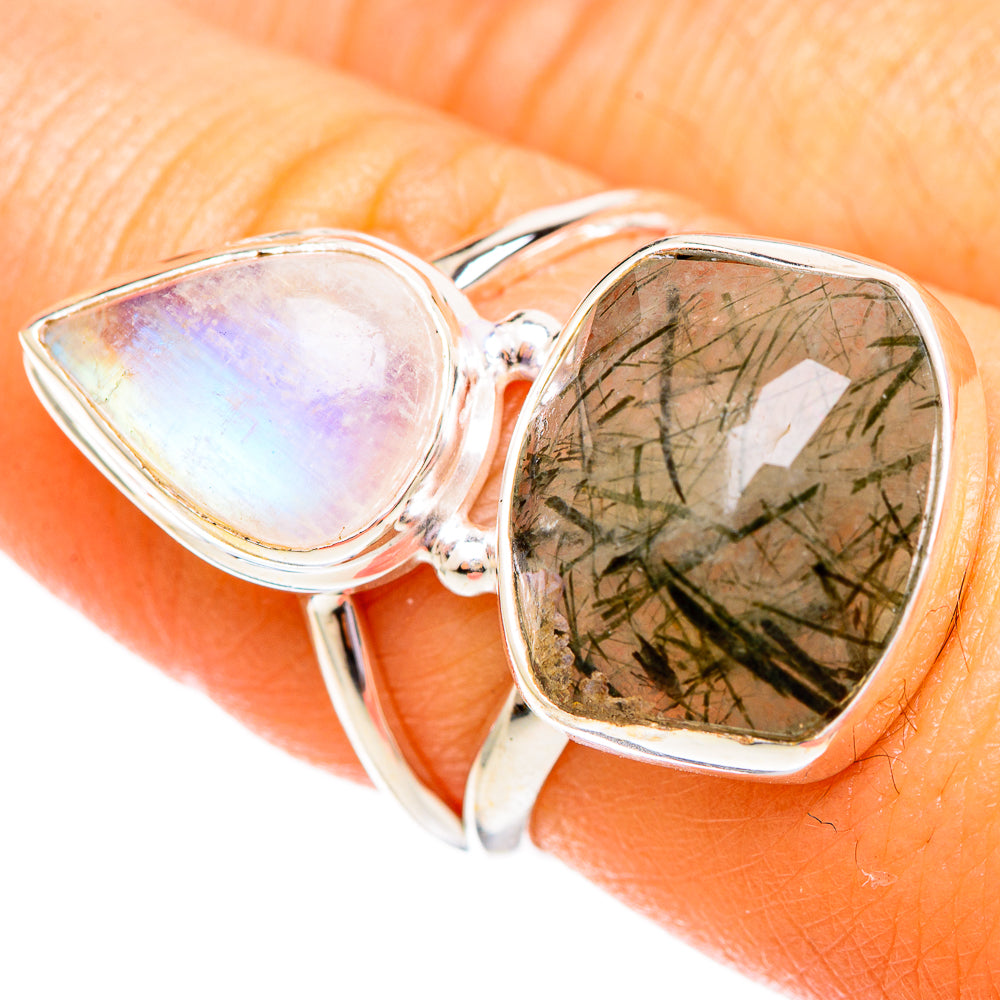 Tourmalinated Quartz Rings handcrafted by Ana Silver Co - RING110194