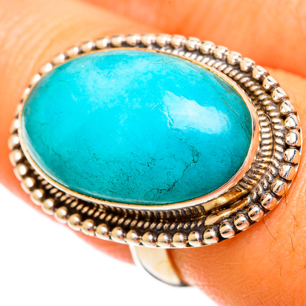 Amazonite Rings handcrafted by Ana Silver Co - RING110207
