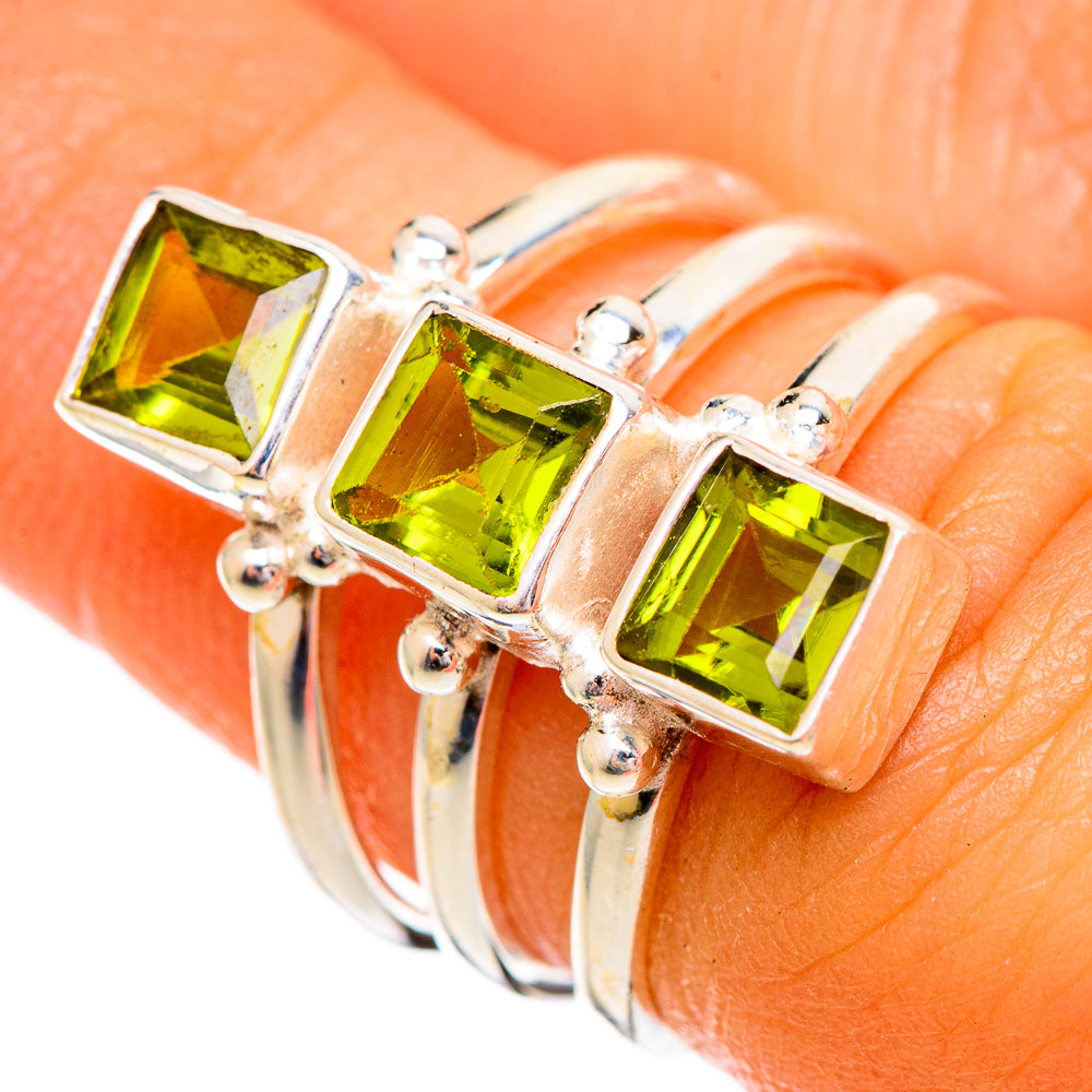 Peridot Rings handcrafted by Ana Silver Co - RING110209