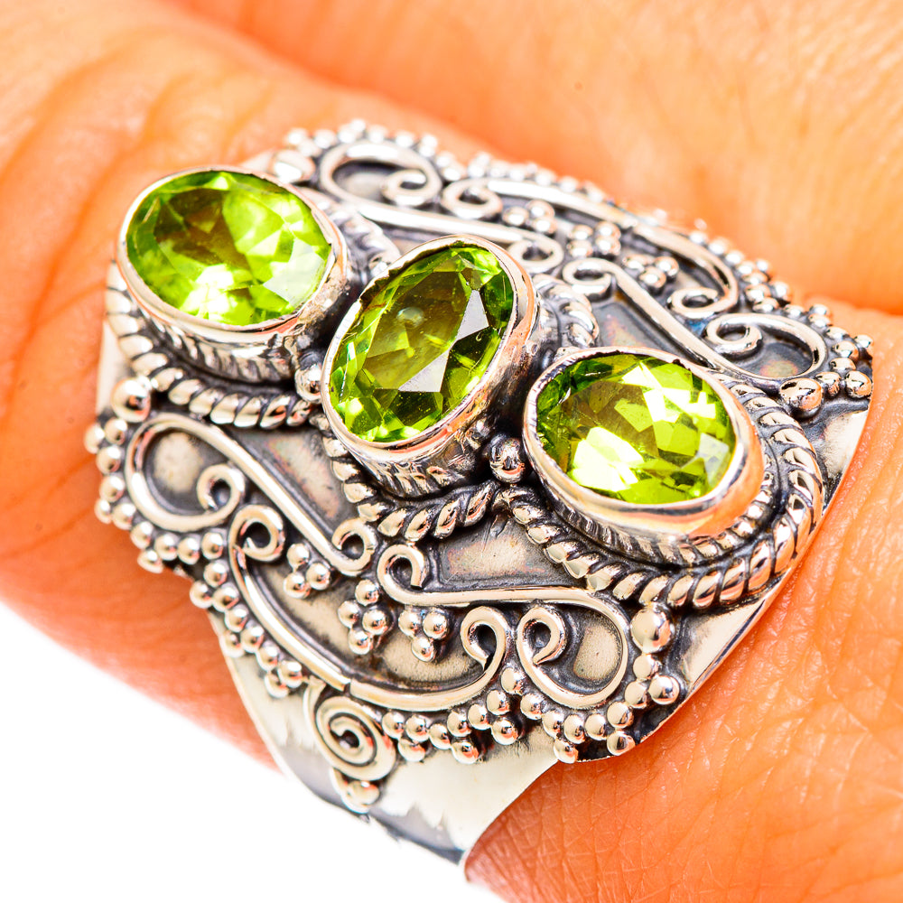 Peridot Rings handcrafted by Ana Silver Co - RING110210