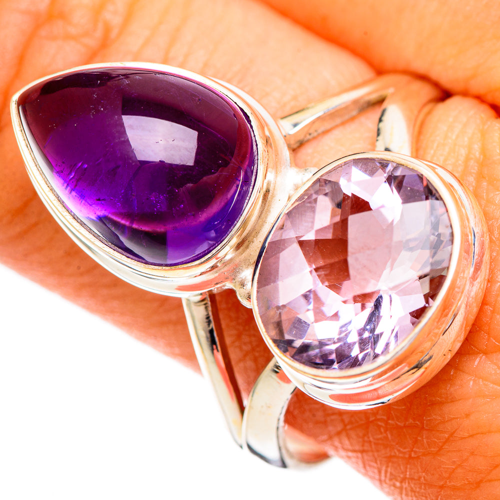 Amethyst Rings handcrafted by Ana Silver Co - RING110215