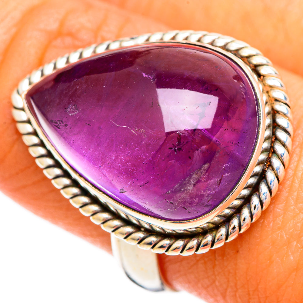 Amethyst Rings handcrafted by Ana Silver Co - RING110219