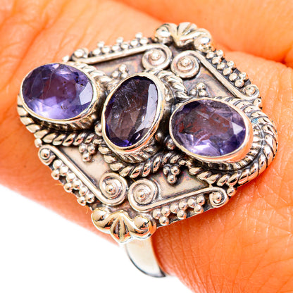 Violet Spinel Rings handcrafted by Ana Silver Co - RING110220