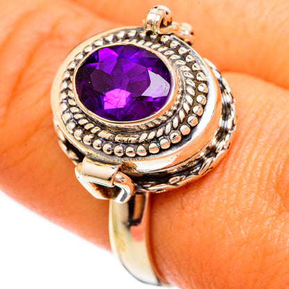 Amethyst Rings handcrafted by Ana Silver Co - RING110221