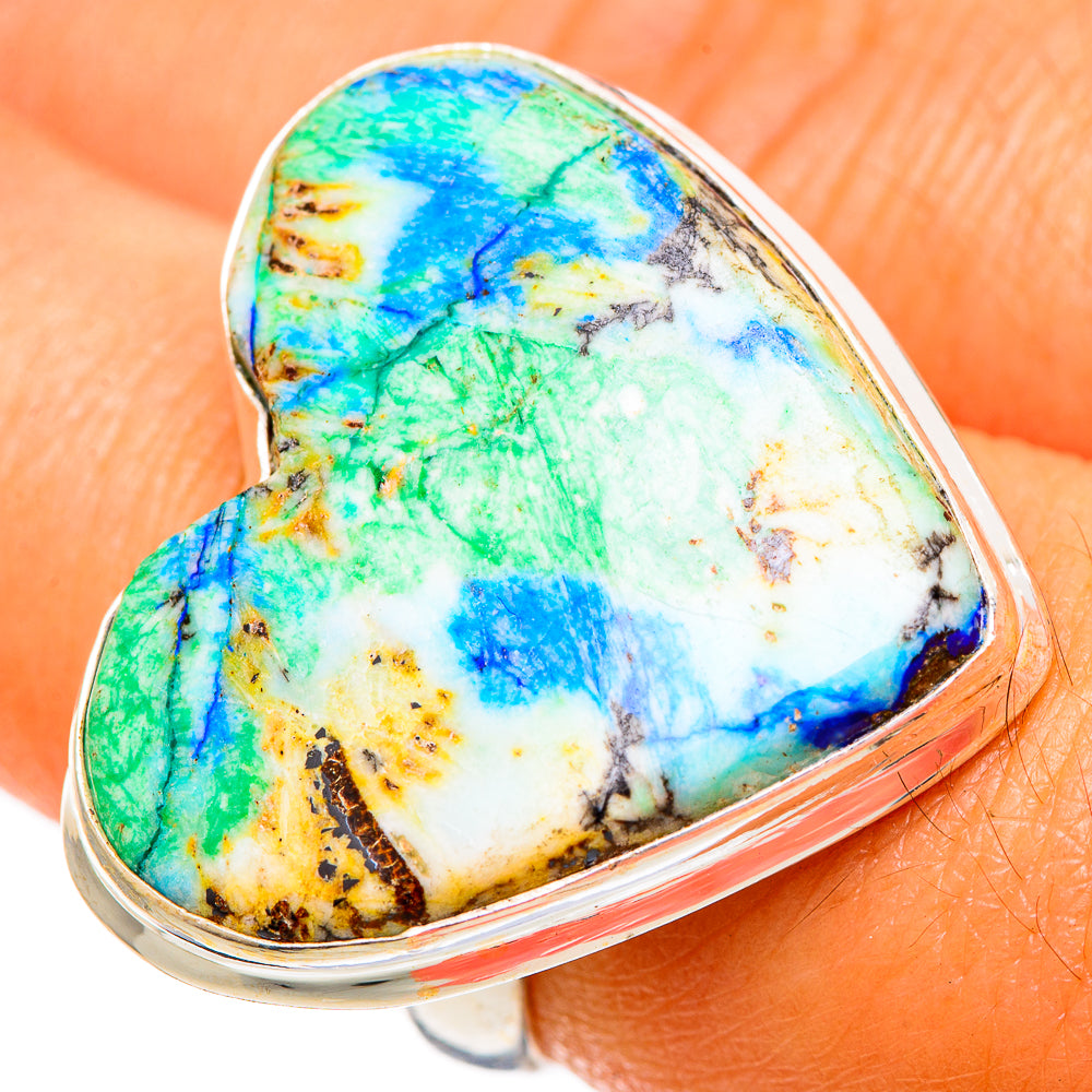 Azurite Rings handcrafted by Ana Silver Co - RING110246