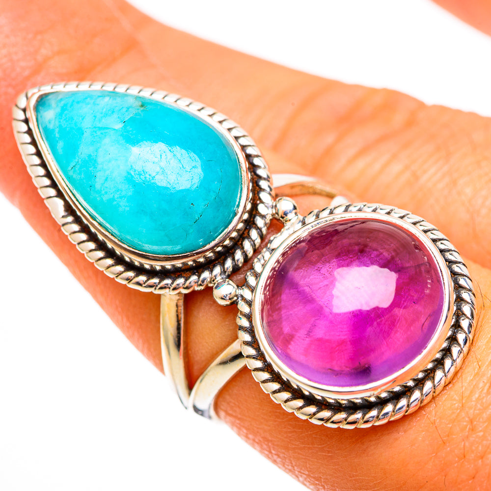 Amazonite Rings handcrafted by Ana Silver Co - RING110247