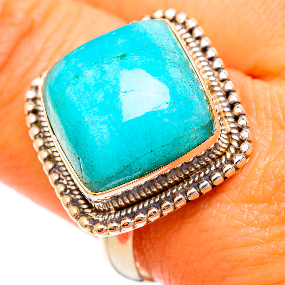 Amazonite Rings handcrafted by Ana Silver Co - RING110252