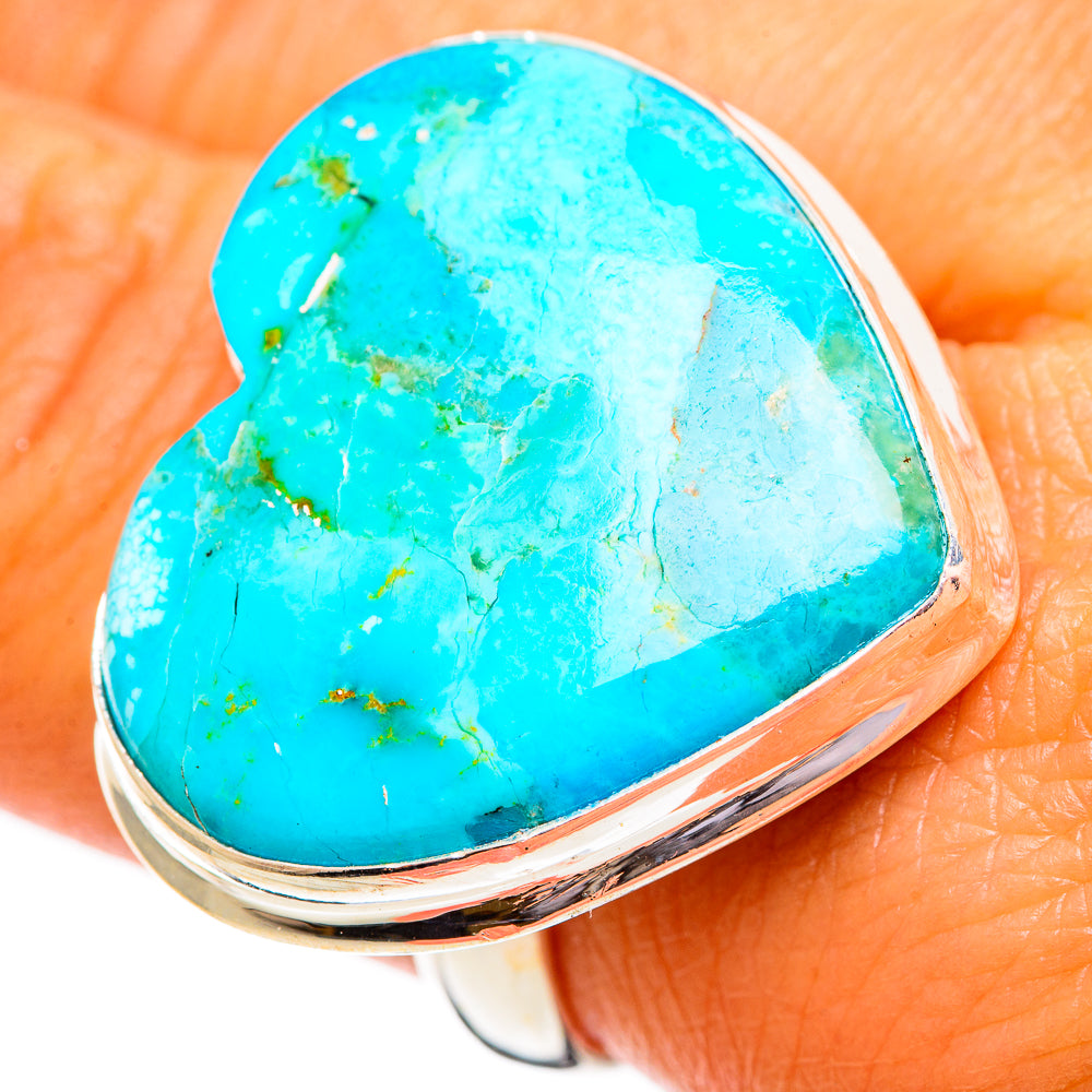 Chrysocolla Rings handcrafted by Ana Silver Co - RING110254