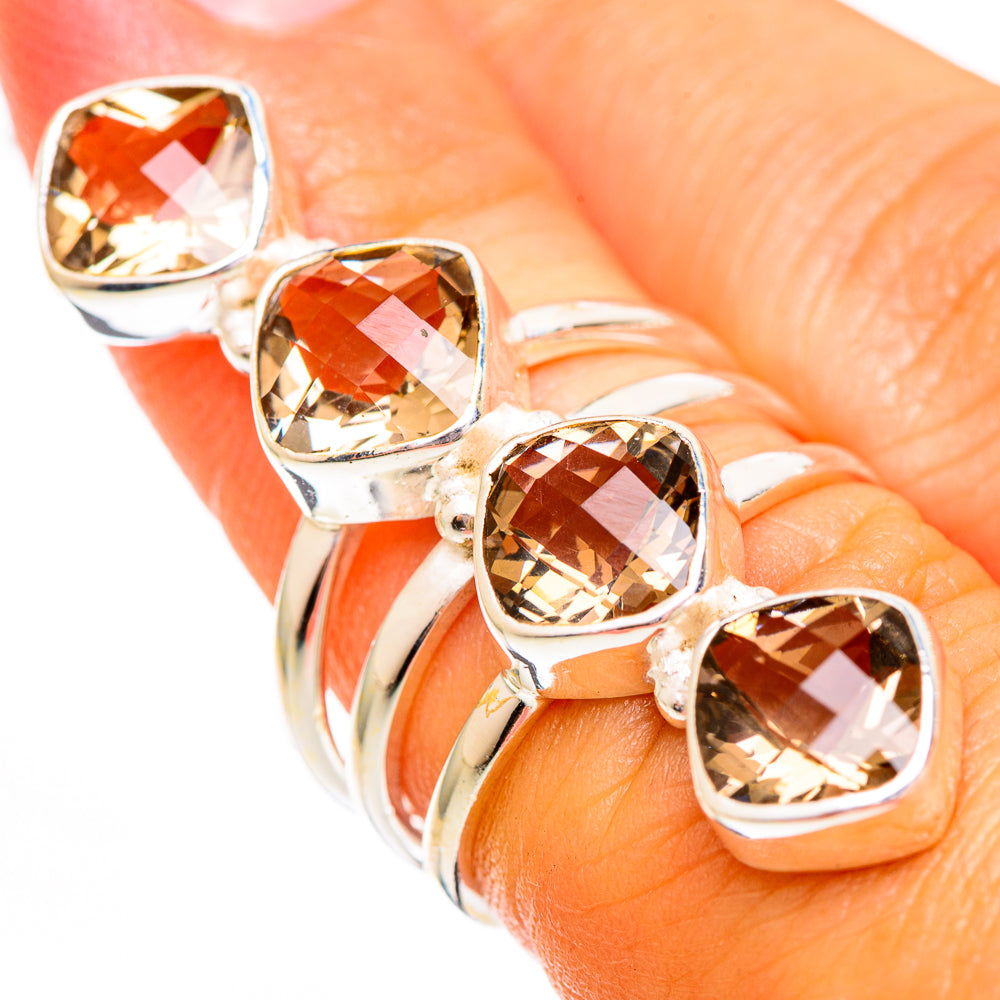 Smoky Quartz Rings handcrafted by Ana Silver Co - RING110270