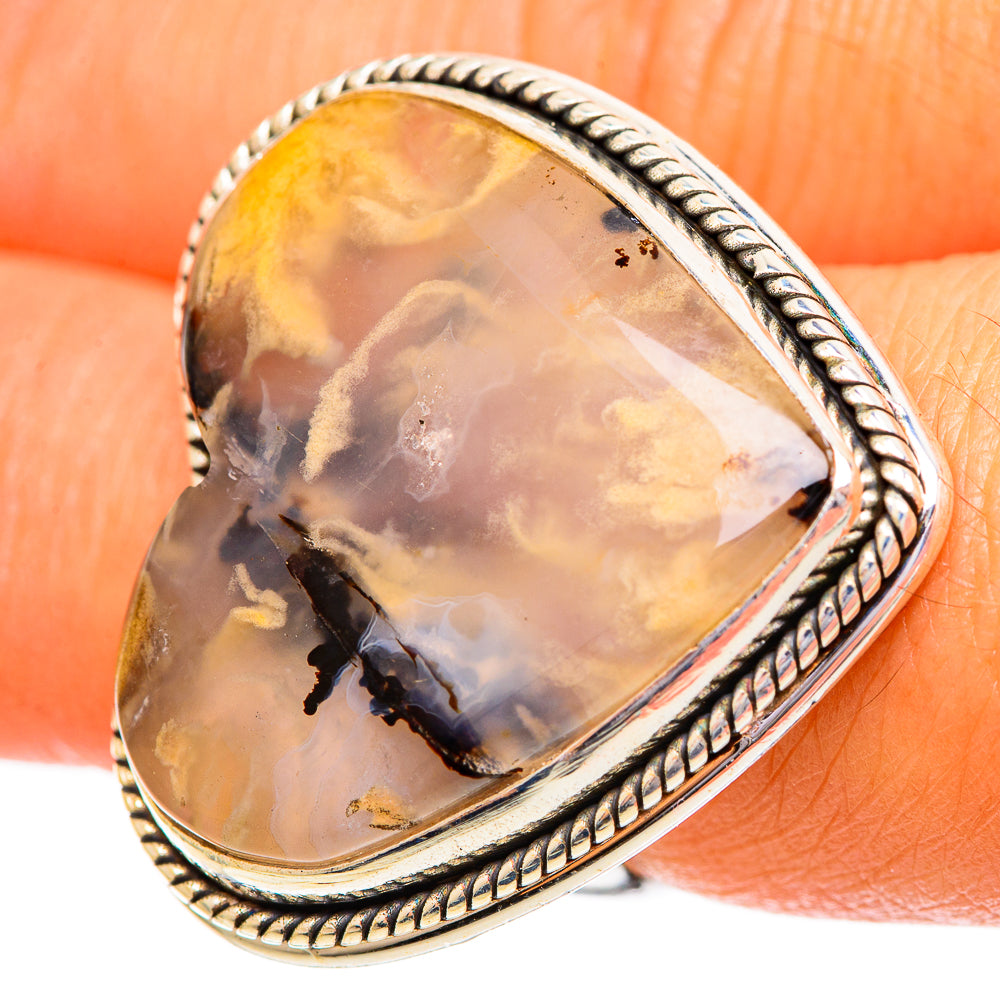 Montana Agate Rings handcrafted by Ana Silver Co - RING110271