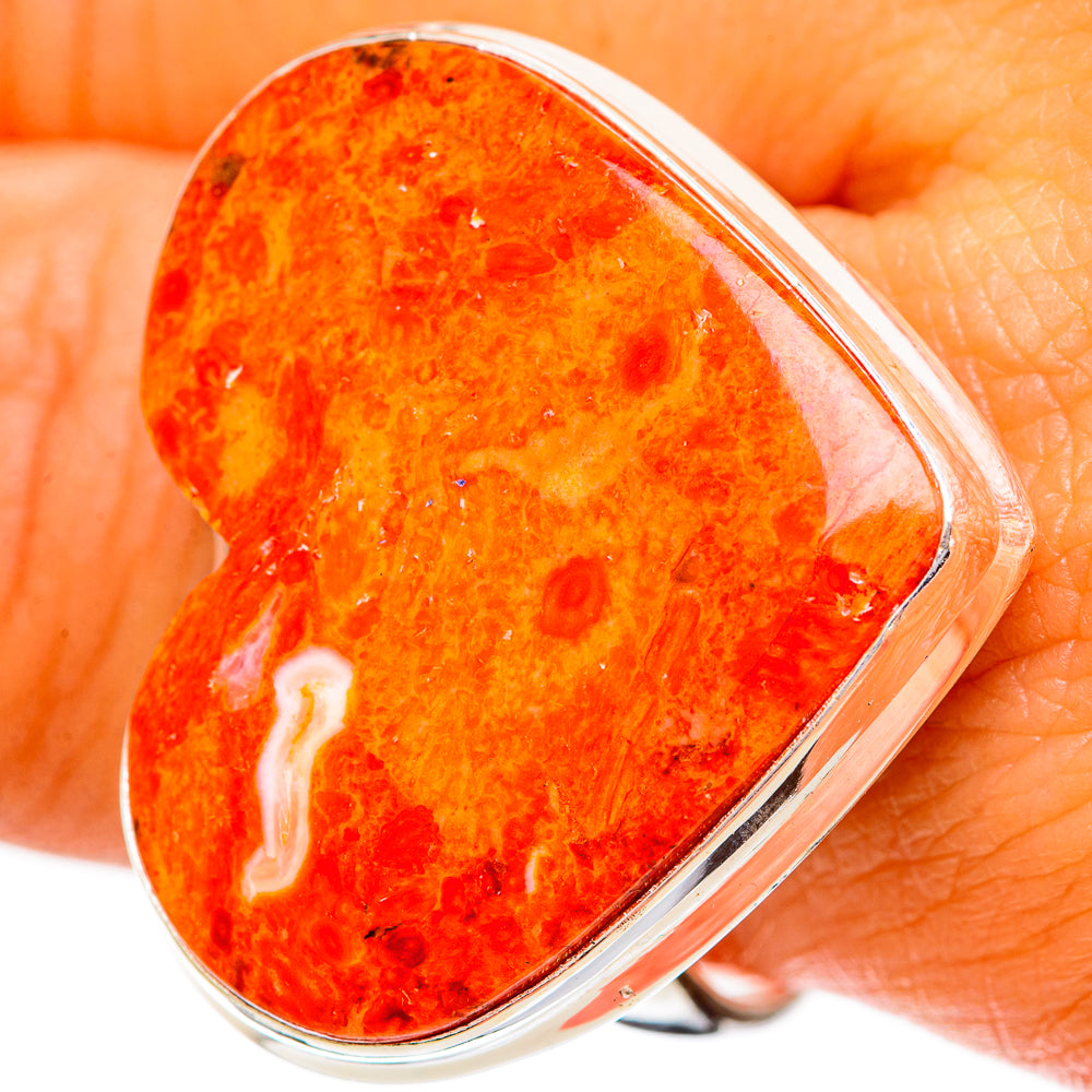 Sponge Coral Rings handcrafted by Ana Silver Co - RING110274