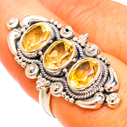 Citrine Rings handcrafted by Ana Silver Co - RING110275