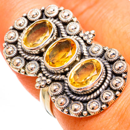 Citrine Rings handcrafted by Ana Silver Co - RING110276