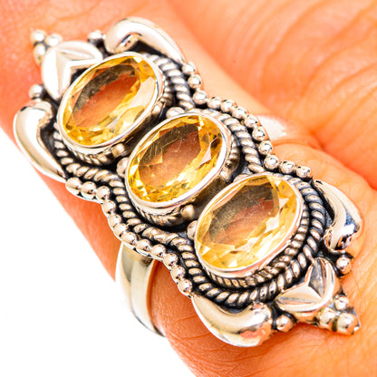 Citrine Rings handcrafted by Ana Silver Co - RING110277