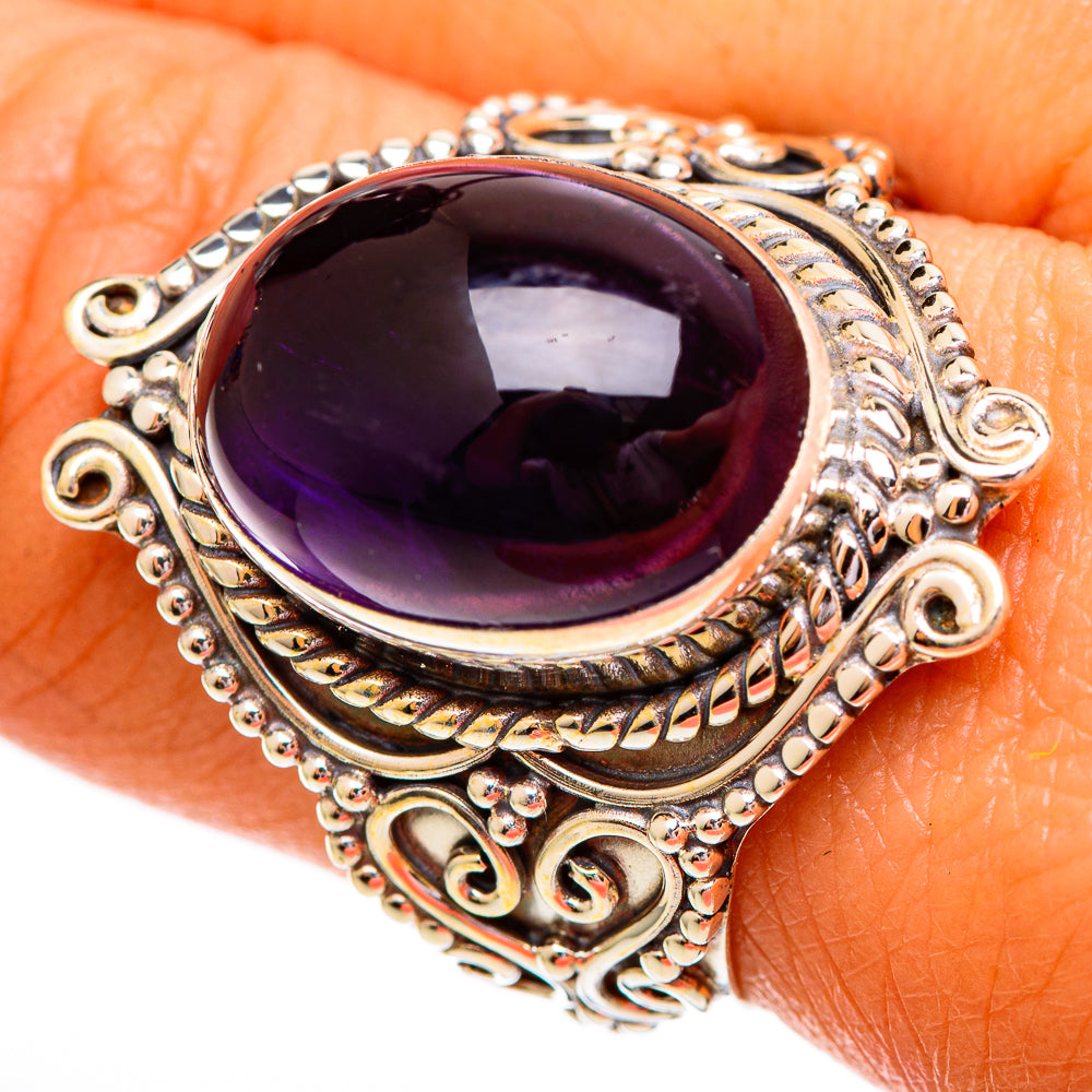 Amethyst Rings handcrafted by Ana Silver Co - RING110280