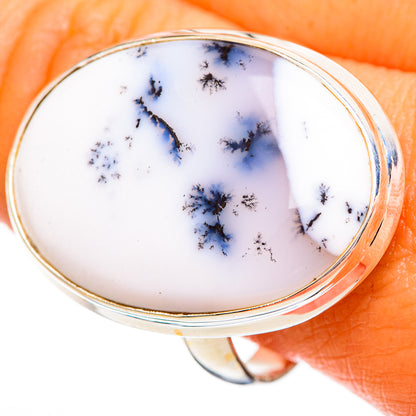 Dendritic Opal Rings handcrafted by Ana Silver Co - RING110289