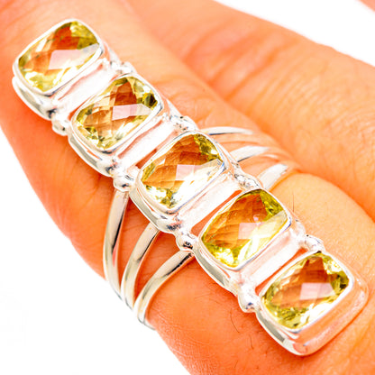 Citrine Rings handcrafted by Ana Silver Co - RING110295