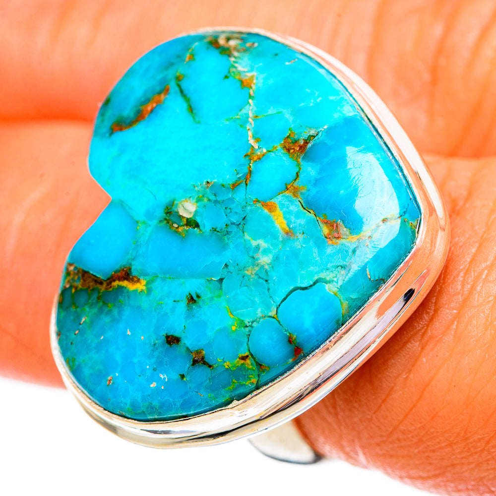 Chrysocolla Rings handcrafted by Ana Silver Co - RING110300