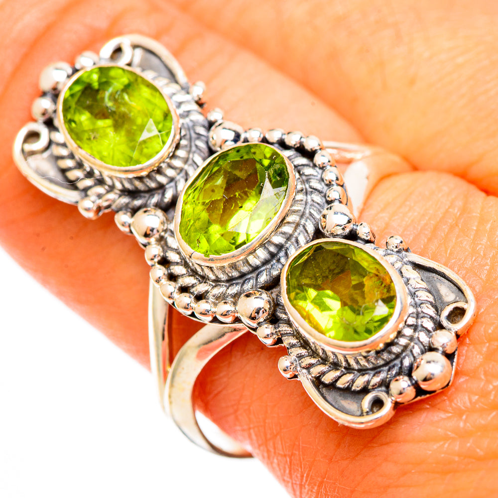 Peridot Rings handcrafted by Ana Silver Co - RING110302