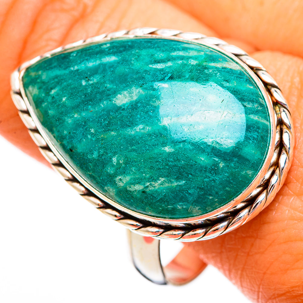 Amazonite Rings handcrafted by Ana Silver Co - RING110307