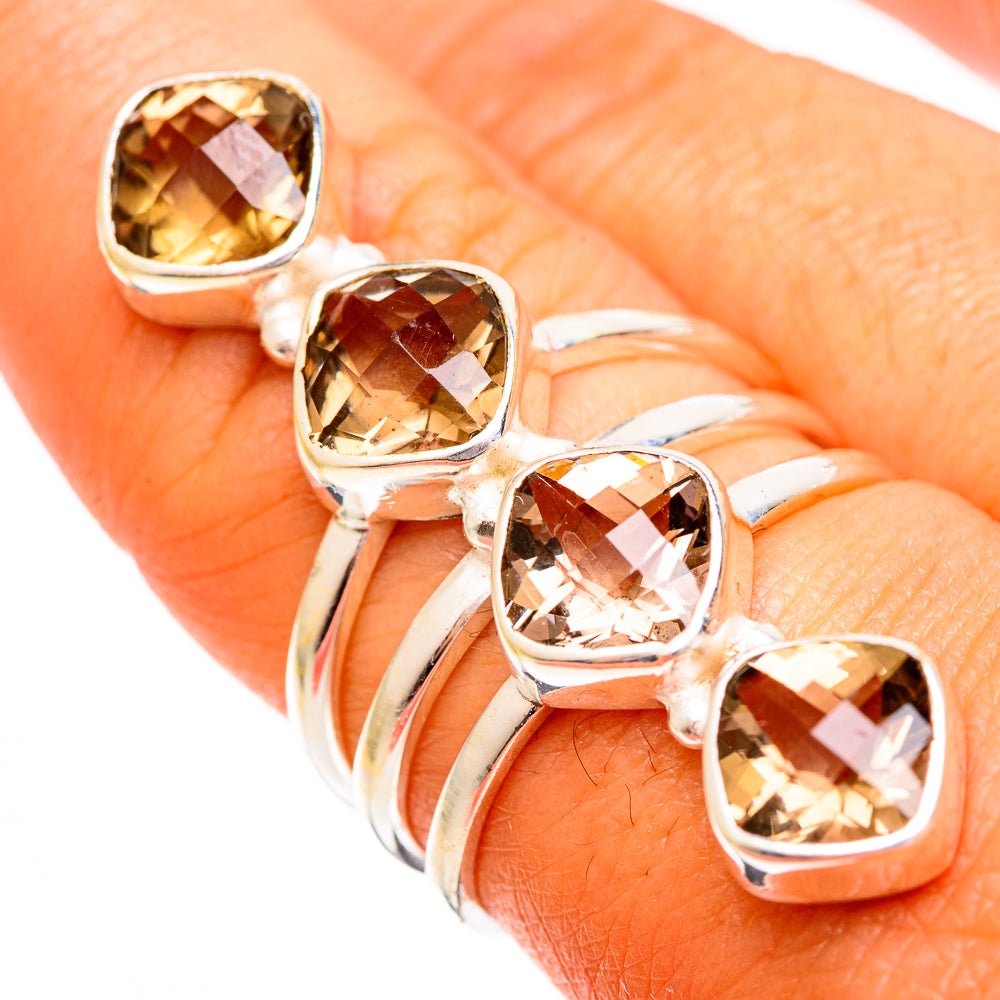 Smoky Quartz Rings handcrafted by Ana Silver Co - RING110308